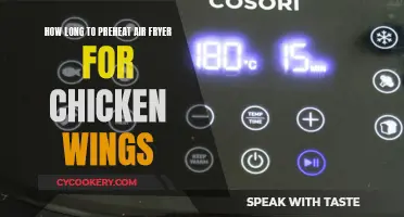 Air Fryer Chicken Wings: Preheat for Perfectly Cooked Treats