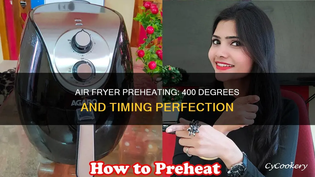 how long to preheat air fryer to 400 degrees