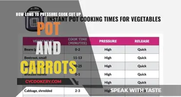 Pressure Cooking Potatoes and Carrots: How Long?