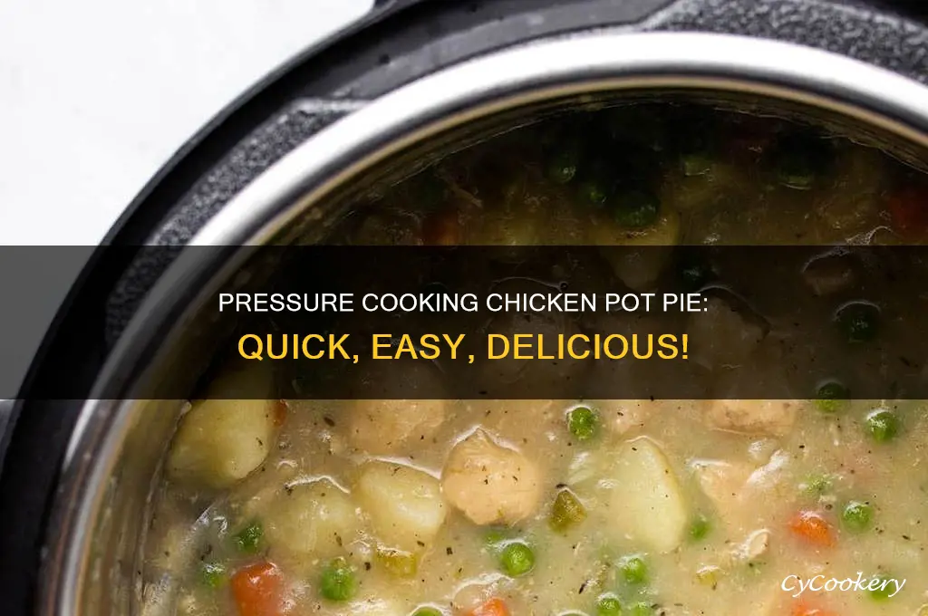 how long to pressure cooker chicken pot pie recipe
