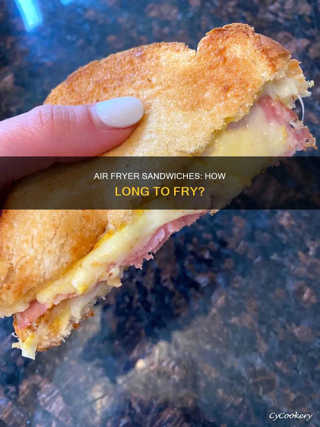 how long to put a sandwich in air fryer