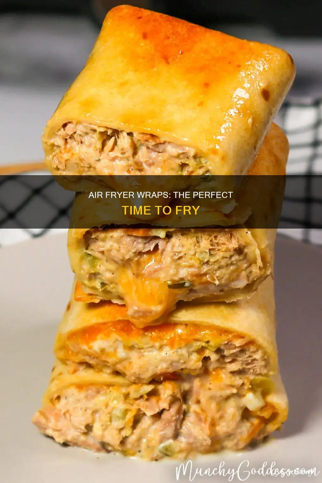 how long to put a wrap in air fryer