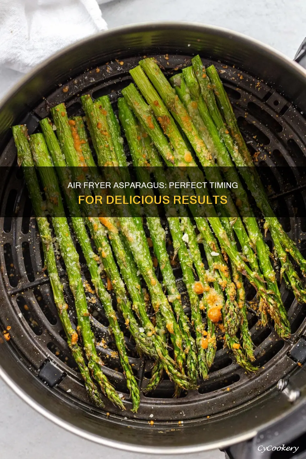 how long to put asparagus in air fryer