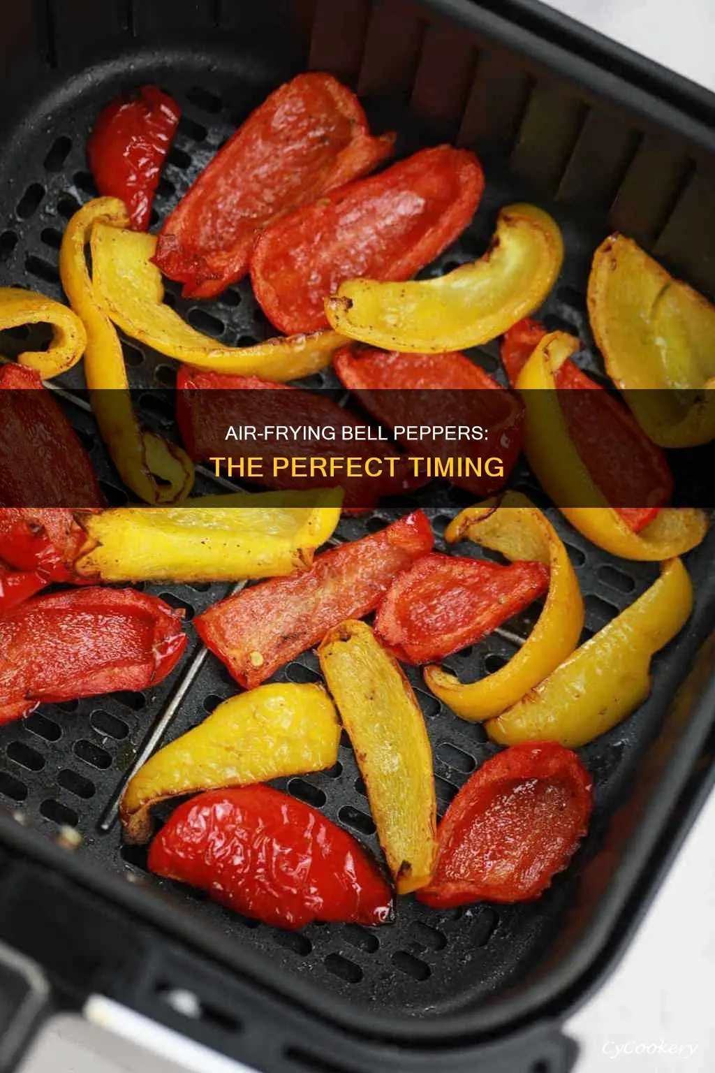 how long to put bell peppers in air fryer