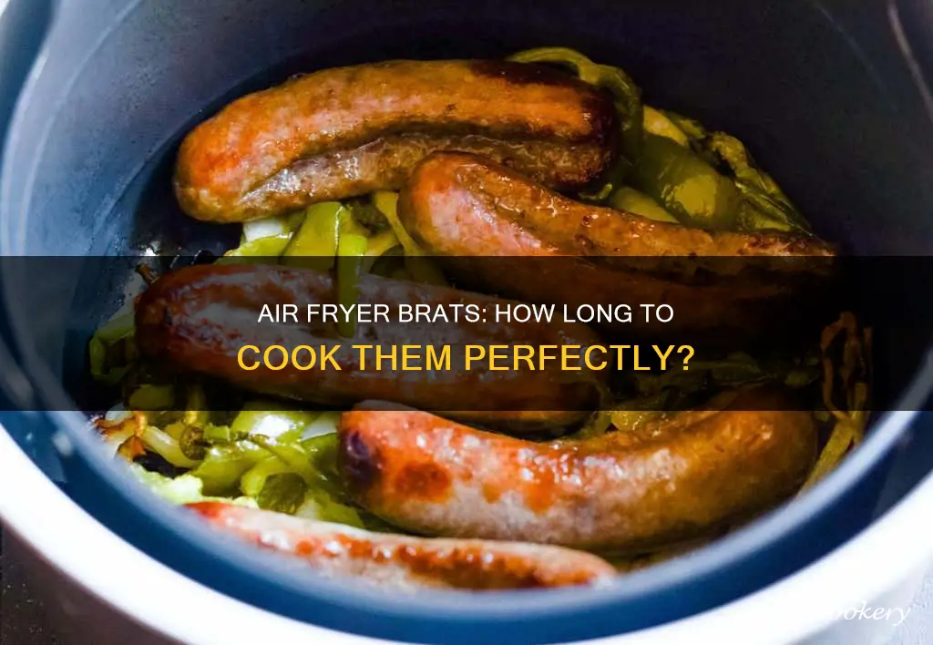 how long to put brats in the air fryer