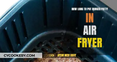 Air Fryer Burger Patty: How Long to Fry?