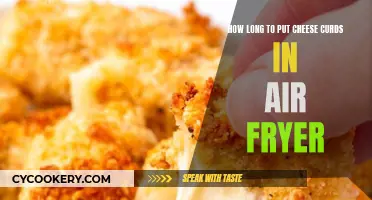 Air Frying Cheese Curds: The Perfect Timing