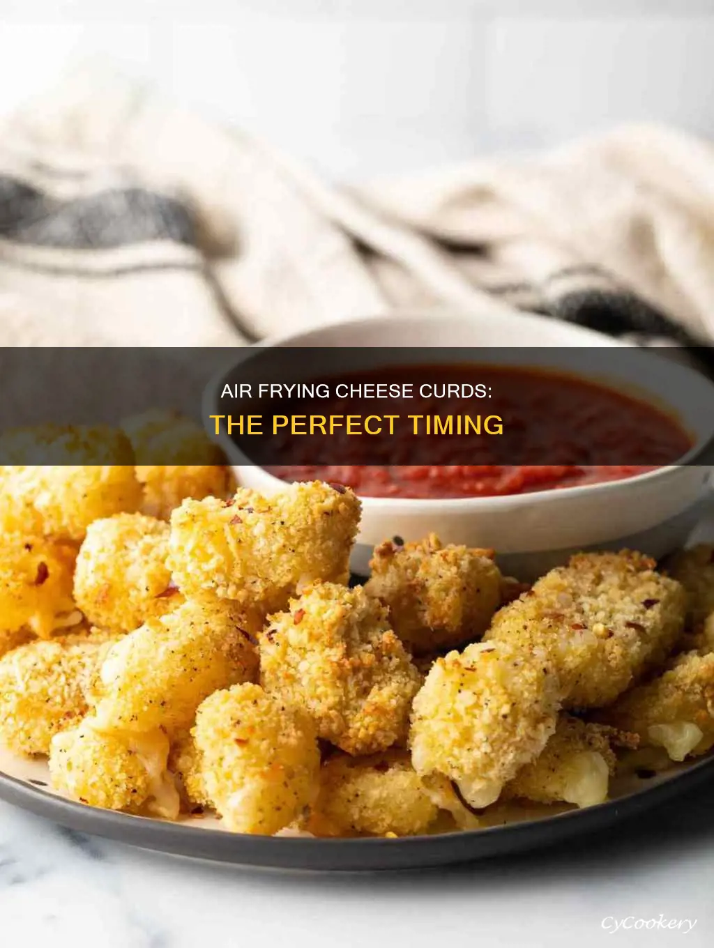 how long to put cheese curds in air fryer