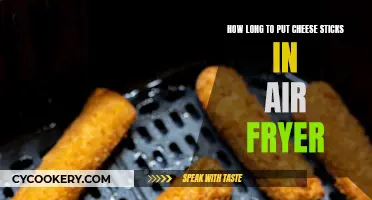 Air Fryer Cheese Sticks: Timing for Perfection