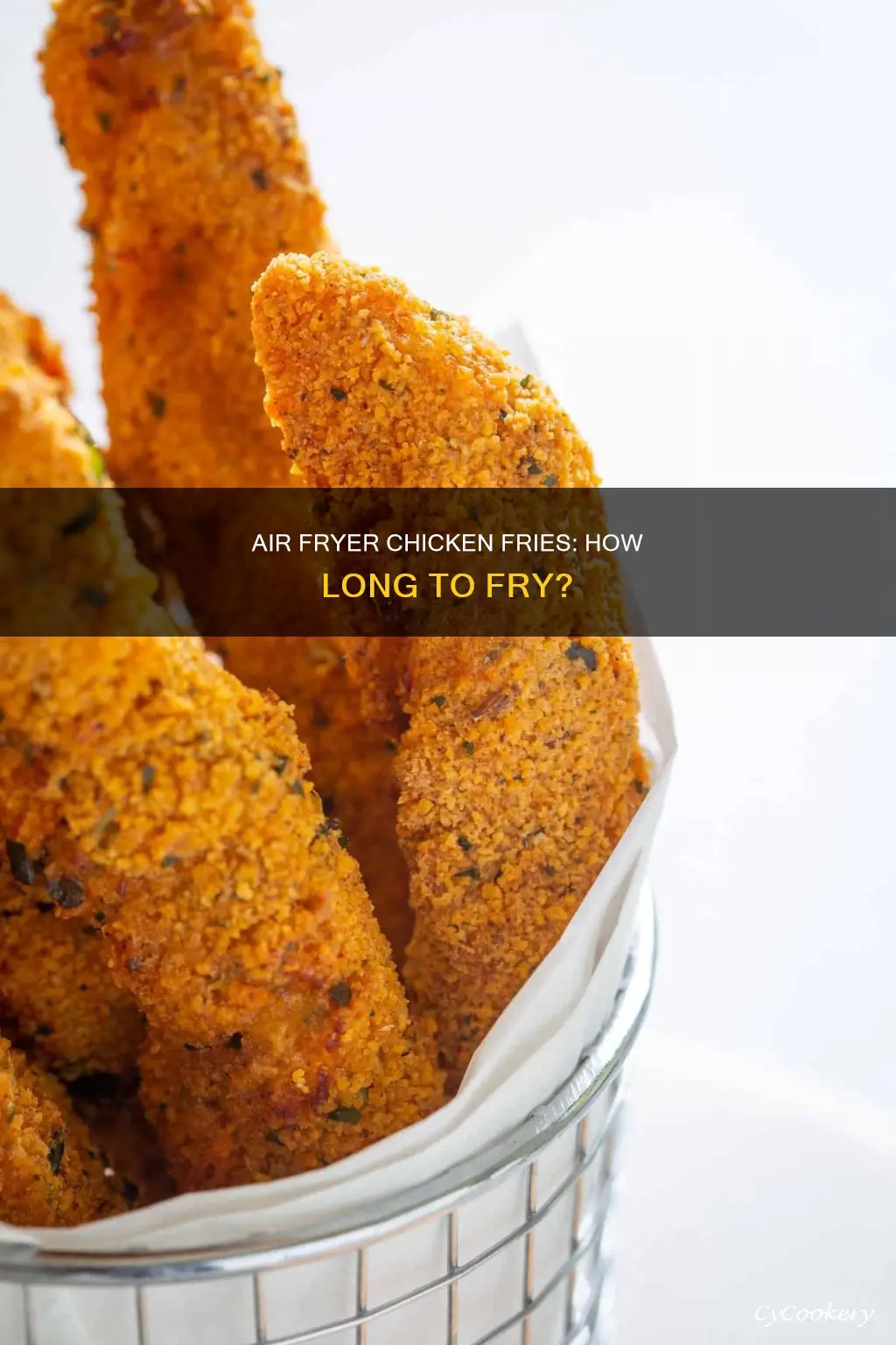 how long to put chicken fries in air fryer