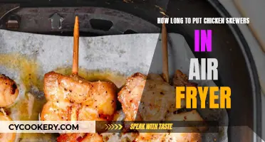 Air-Fryer Chicken Skewers: Quick, Easy, and Delicious