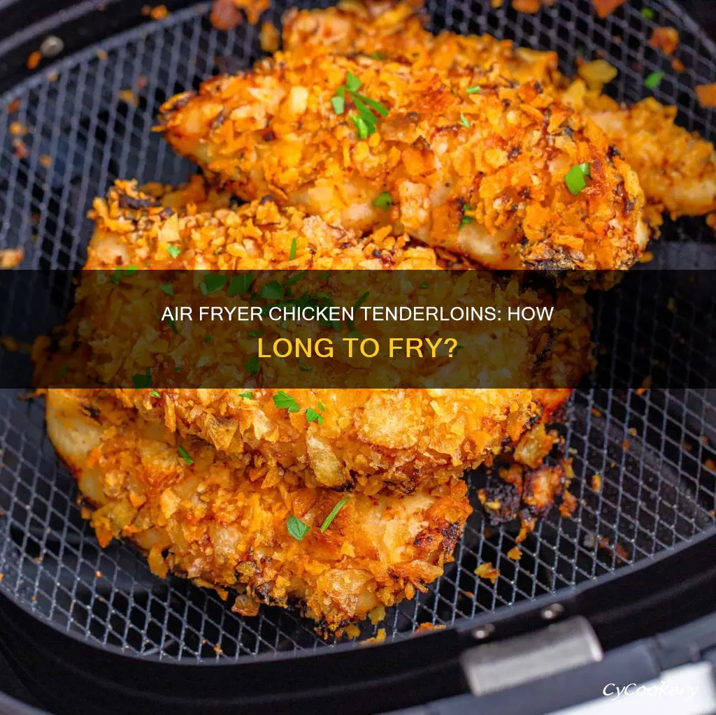 how long to put chicken tenderloins in air fryer