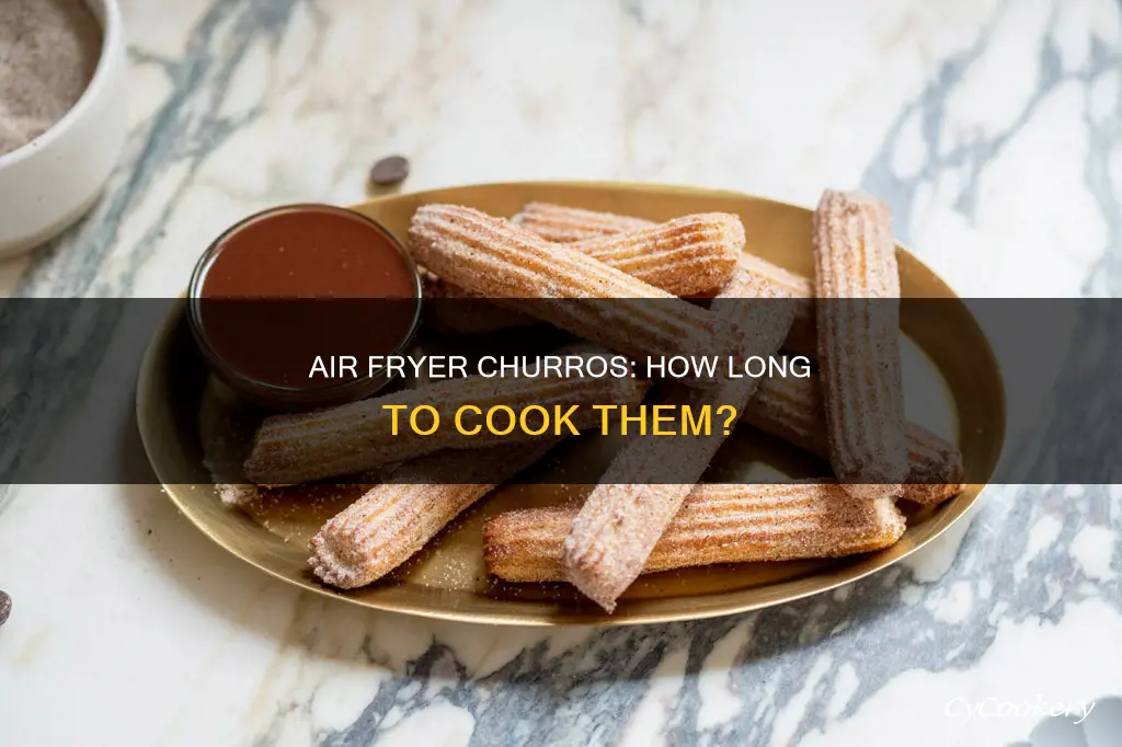 how long to put churros in air fryer