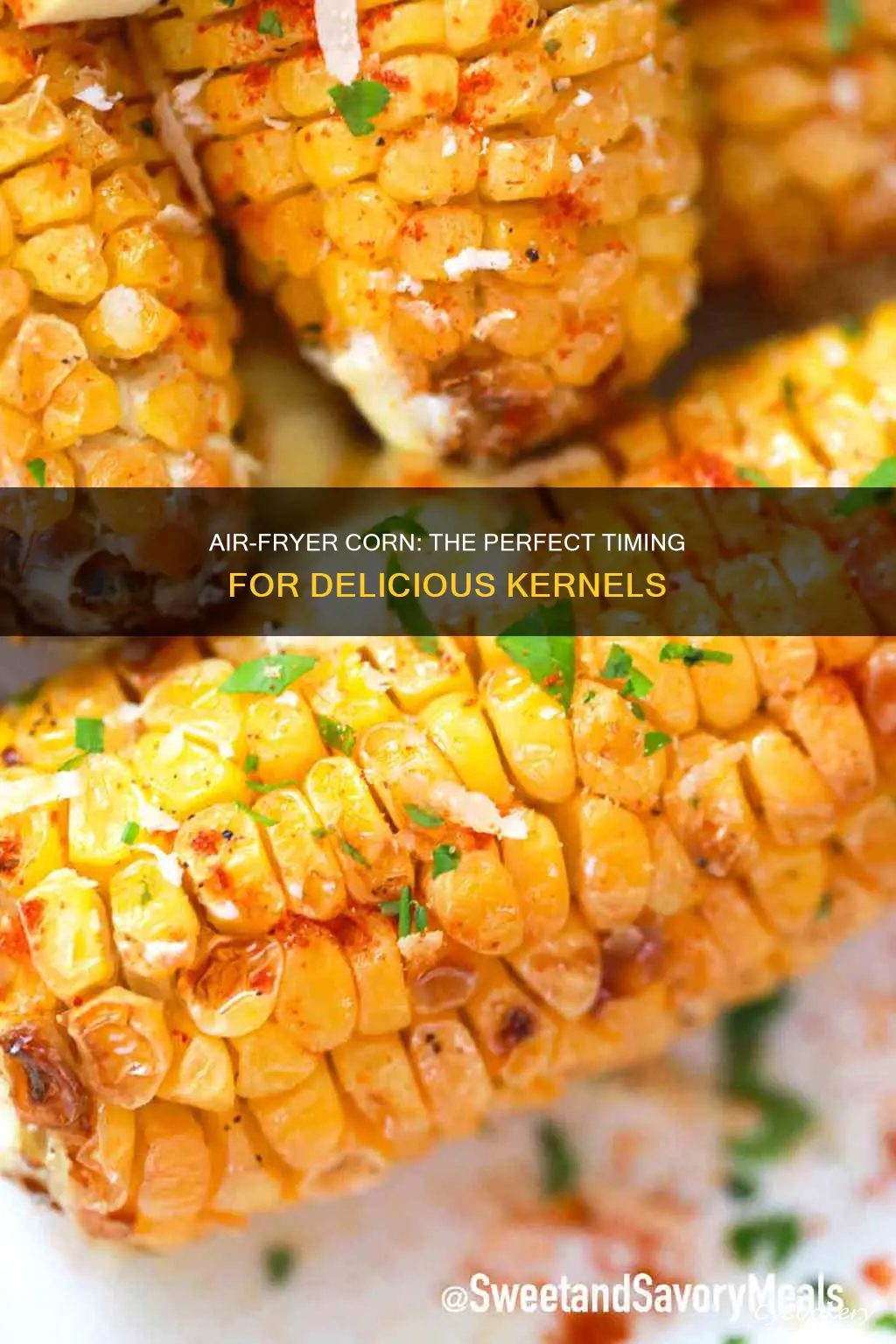 how long to put corn in air fryer