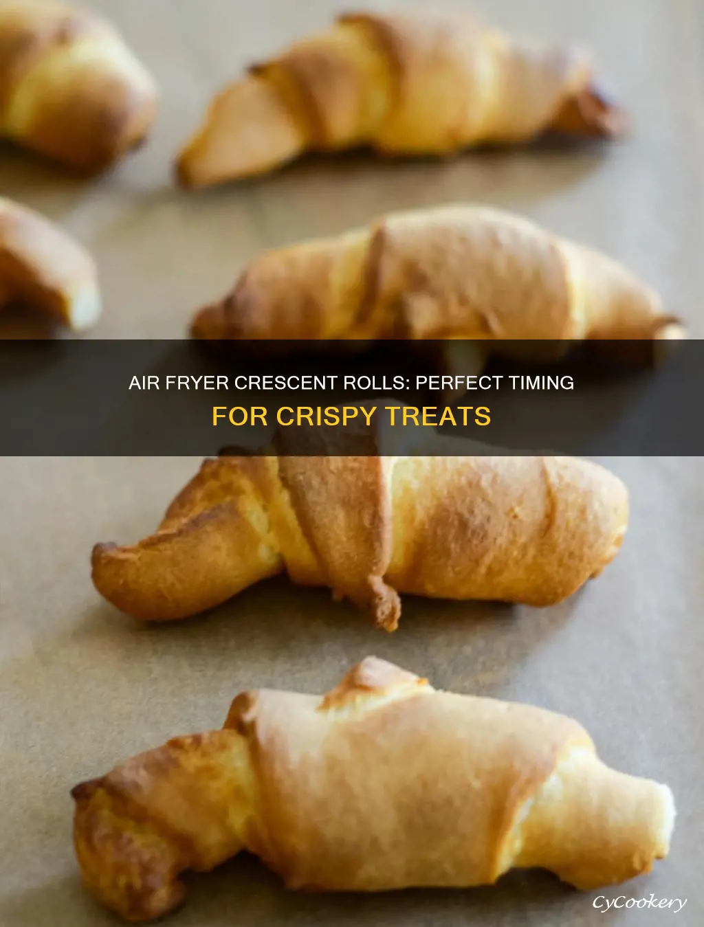 how long to put crescent rolls in air fryer