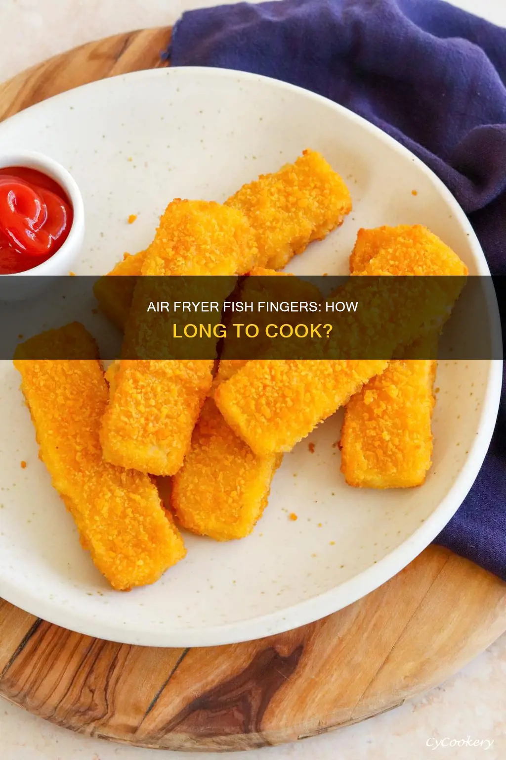 how long to put fish fingers in air fryer