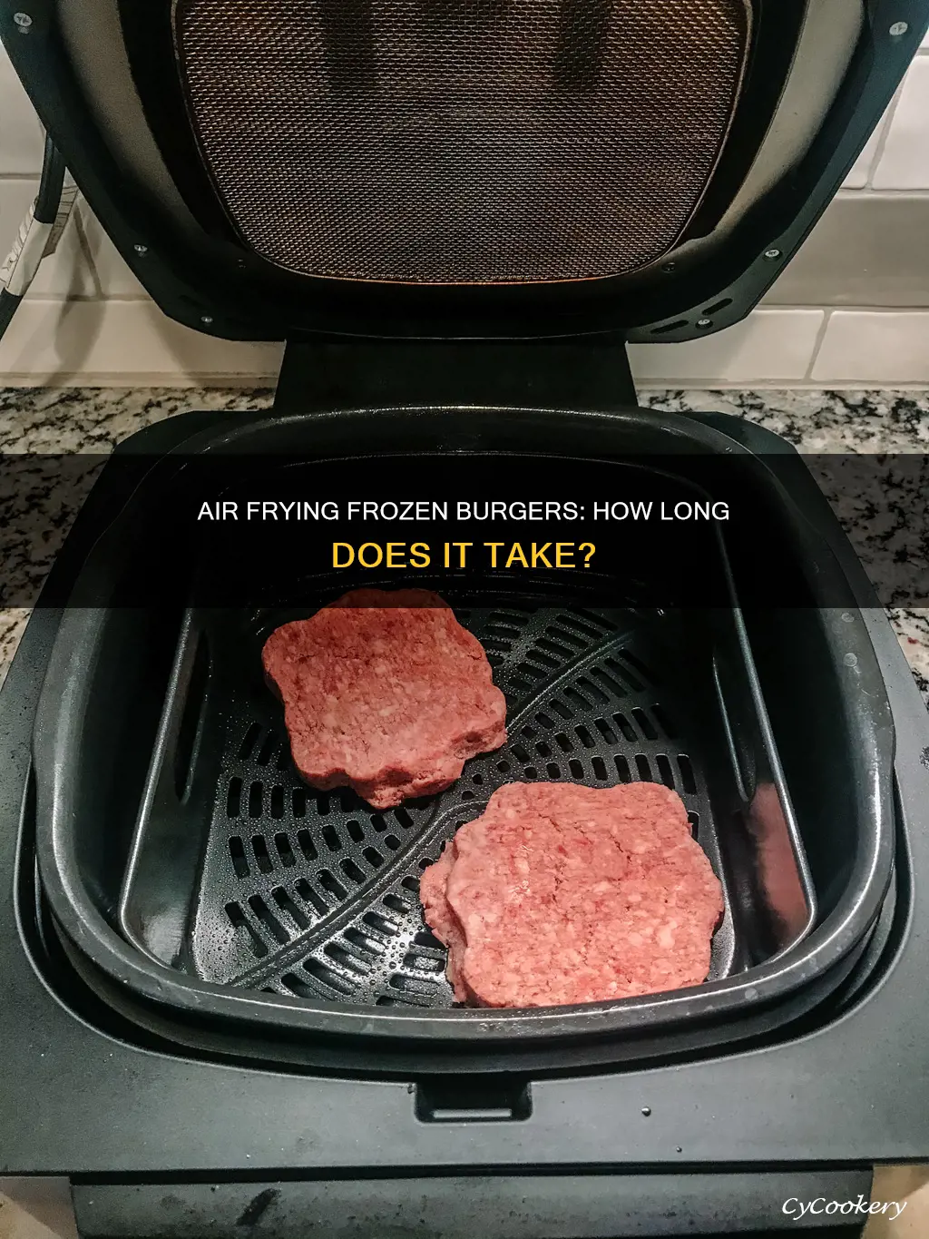 how long to put frozen burgers in air fryer