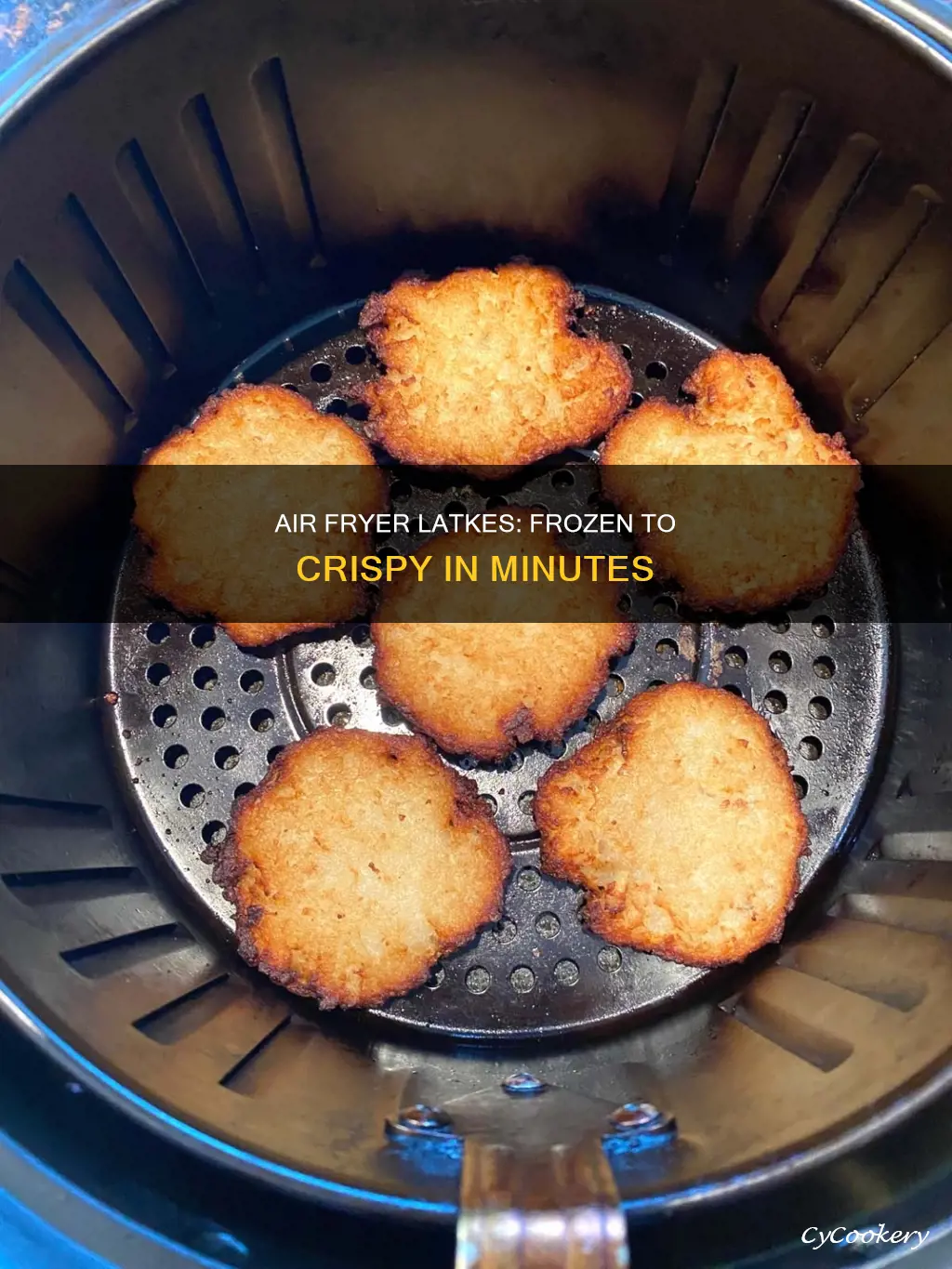 how long to put frozen latkes in a air fryer