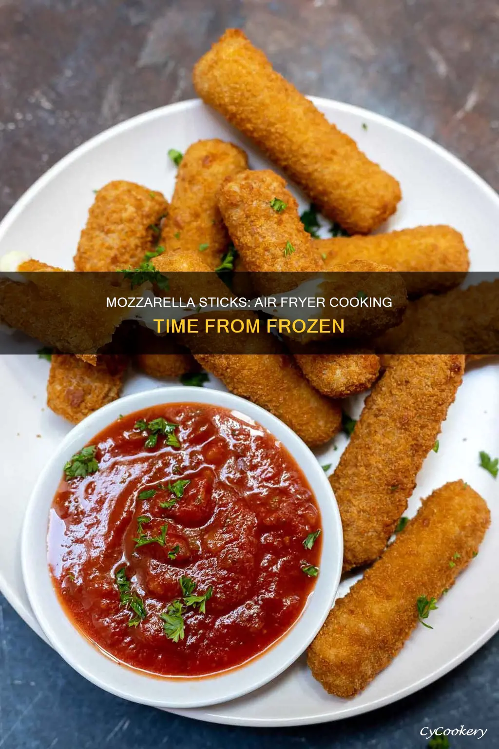 how long to put frozen mozzarella sticks in air fryer