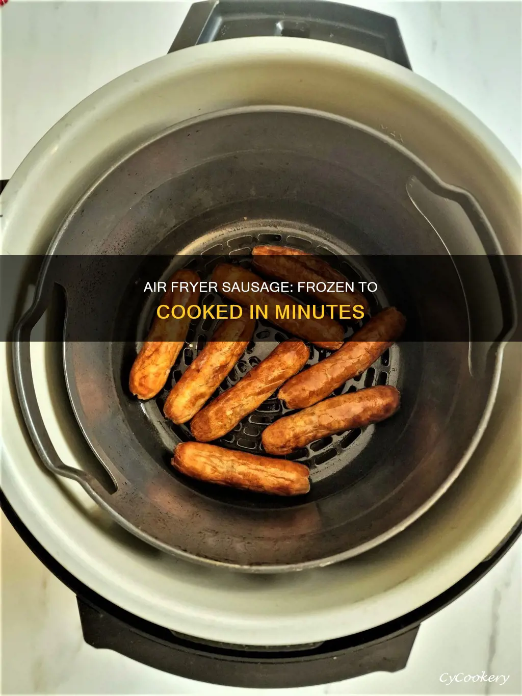 how long to put frozen sausage in air fryer