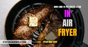 Air Fryer Frozen Steak: How Long Does It Take?