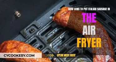 Air Fryer Italian Sausage: How Long to Fry?