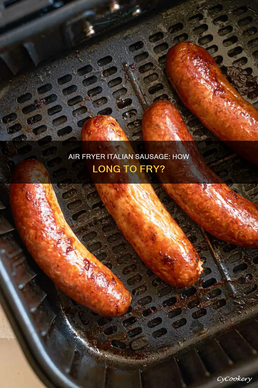 how long to put italian sausage in the air fryer