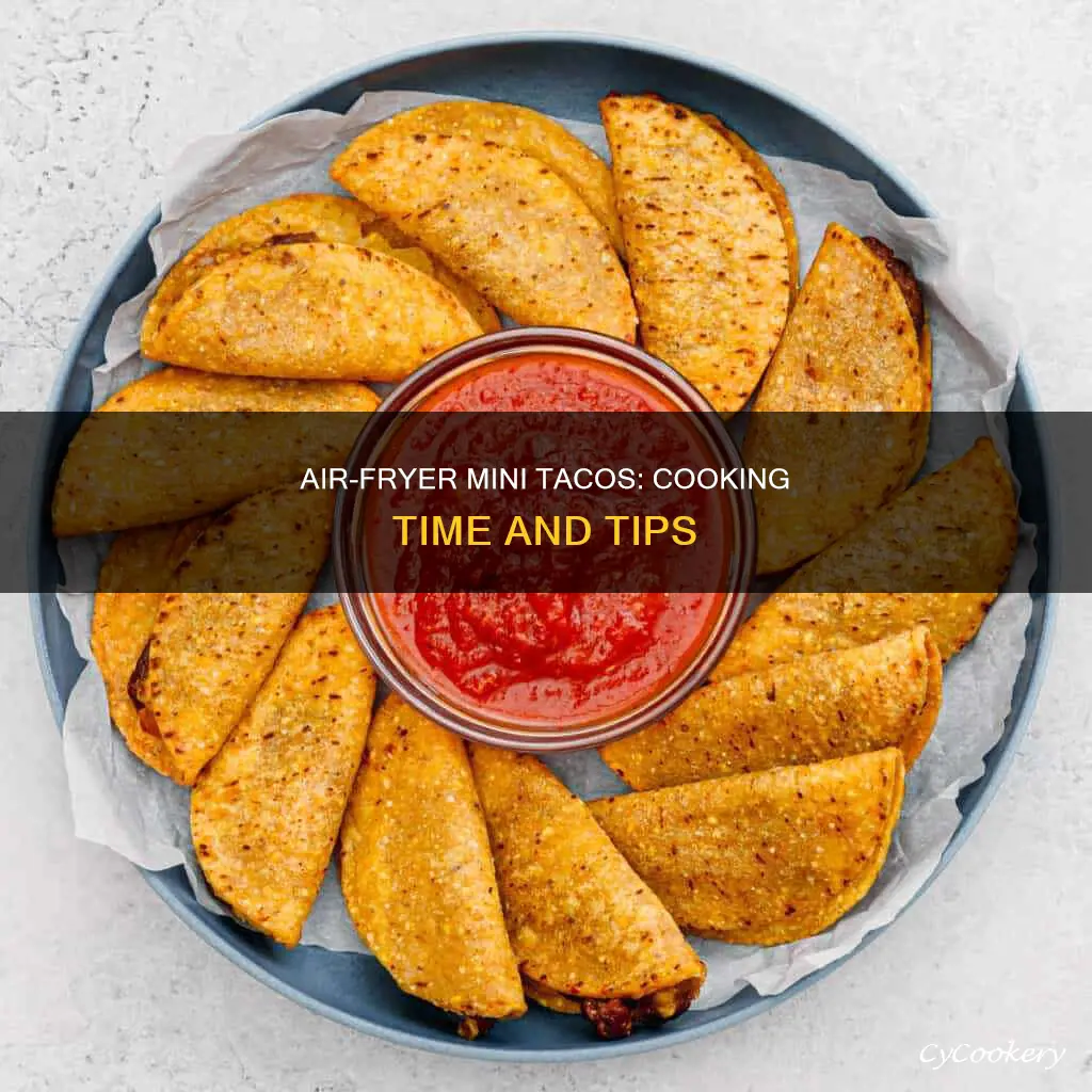 how long to put mini tacos in air fryer