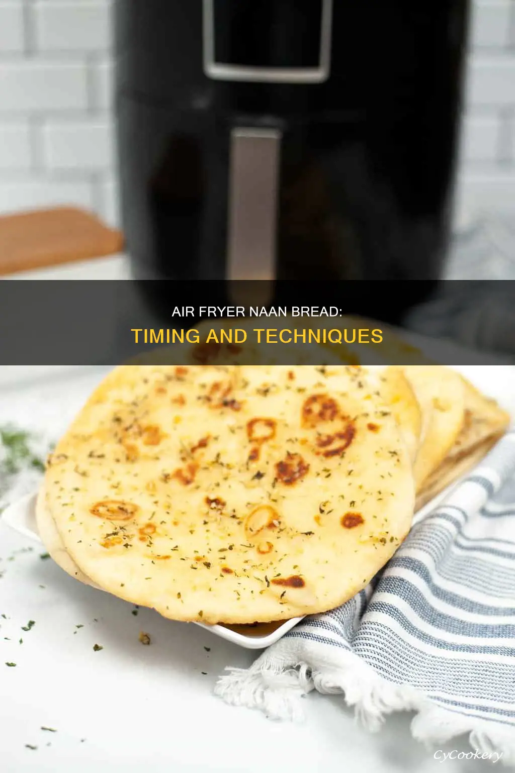 how long to put naan bread in air fryer