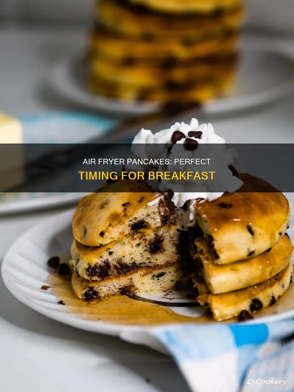 how long to put pancakes in air fryer