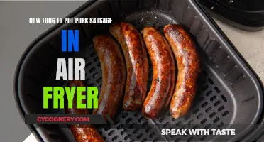 Air-Fryer Pork Sausage: How Long to Fry?