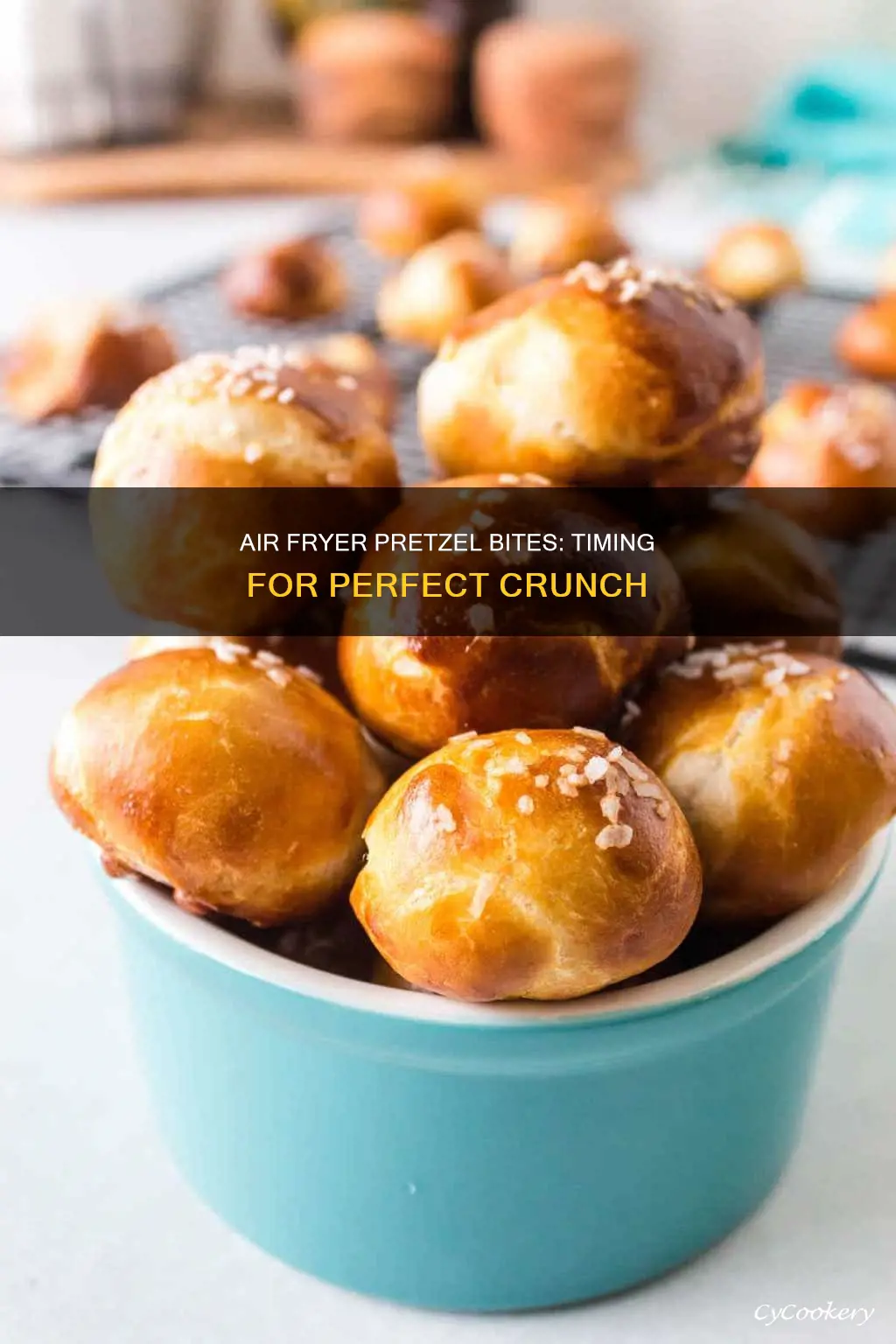 how long to put pretzel bites in air fryer