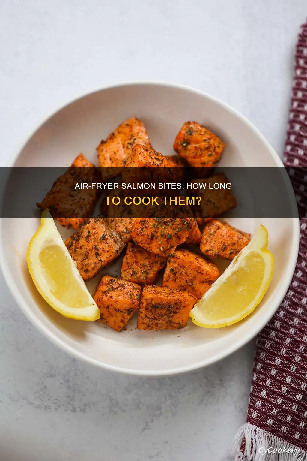 how long to put salmon bites in air fryer