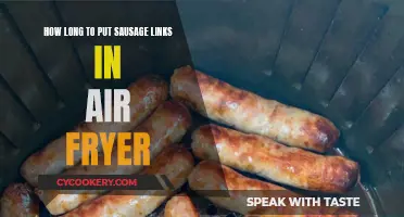 Air-Fryer Sausage Links: How Long to Cook Them?