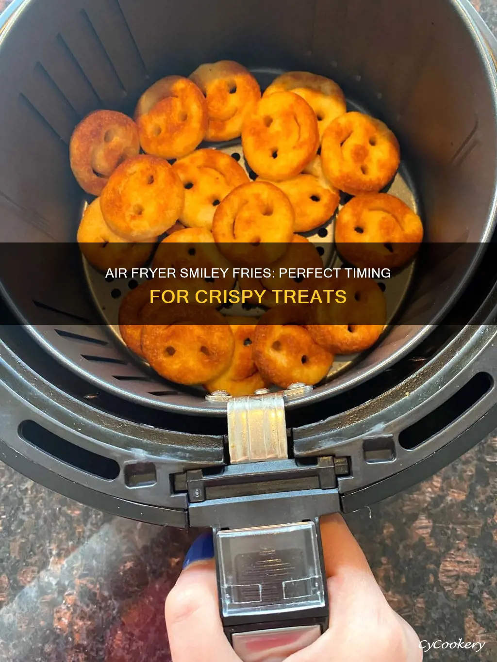 how long to put smiley fries in air fryer