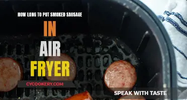 Air Fryer Smoked Sausage: How Long to Fry?