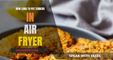 Air Fryer Tender Cooking Times and Temperatures