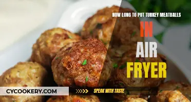 Air Fryer Turkey Meatballs: How Long to Cook?