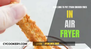 Air Frying Tyson Chicken Fries: How Long Does It Take?