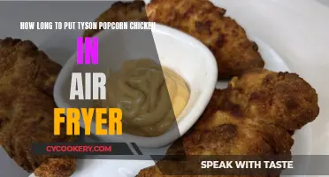 Air Fryer Tyson Popcorn Chicken: How Long?