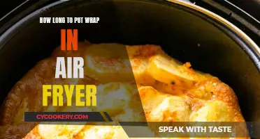 Air Fryer Wraps: How Long to Cook Them?