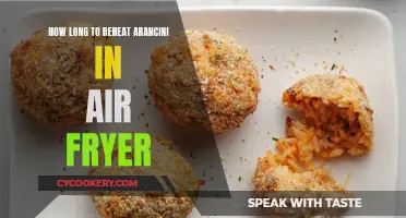 Reheating Arancini: Air Fryer Time and Temperature Guide