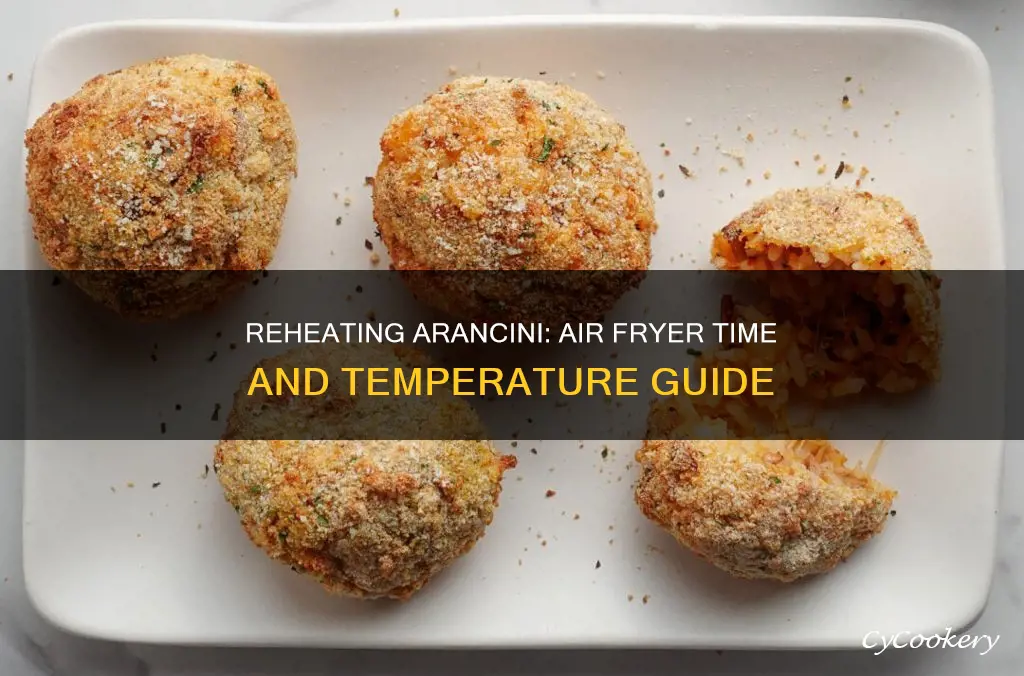 how long to reheat arancini in air fryer