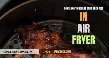 Reheating Baby Back Ribs: Air Fryer Time