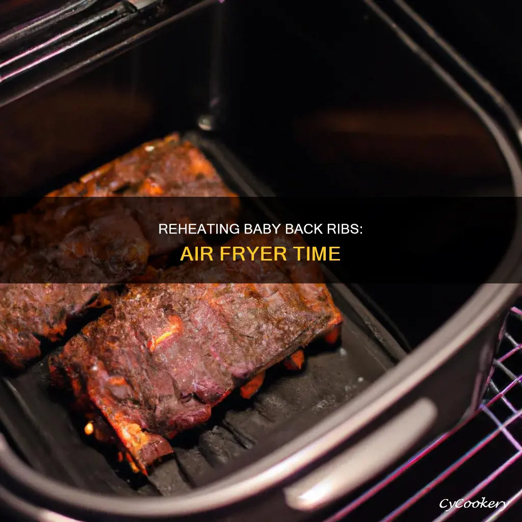 how long to reheat baby back ribs in air fryer