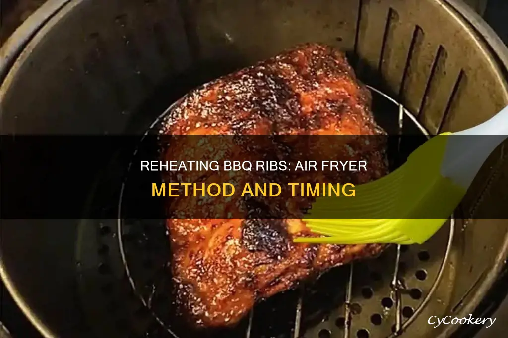 how long to reheat bbq ribs in air fryer