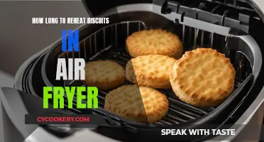 Reheating Biscuits: Air Fryer Time and Temperature Guide