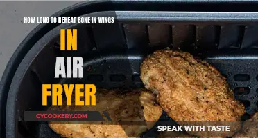 Air Fryer Bone-in Wings: Reheating Time