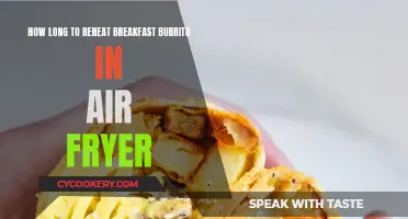 Quick Air Fryer Reheat: Breakfast Burrito