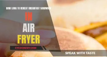 Reheating Breakfast Sandwiches: Air Fryer Time